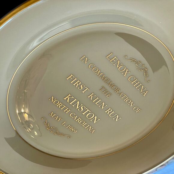 Lenox Limited Edition First Kiln Run & Kinston, NC Plant Dedication Run Rare - Picture 12 of 16